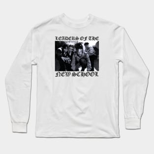 Leaders Of The New School (Black Lettering) Long Sleeve T-Shirt